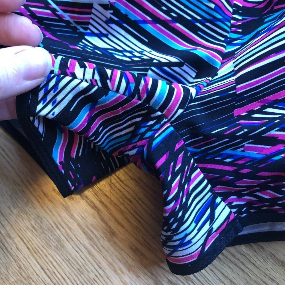 Fabletics Fallon Shorts Digital Print Pattern Size XS